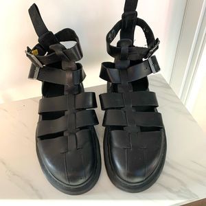 Dr Martens black sandals sz 11 mens
